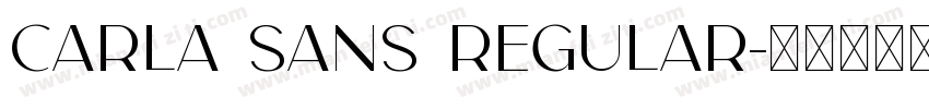 Carla Sans Regular字体转换